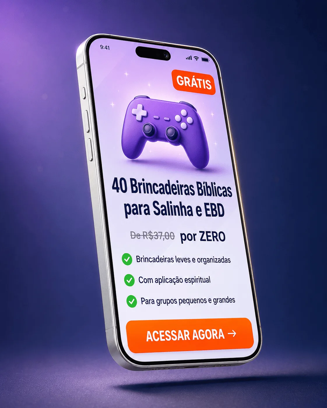 40 Brincadeiras Bíblicas para Salinha e EBD