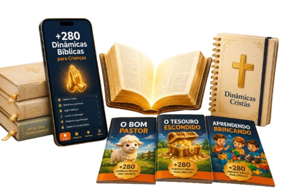 +280 Dinâmicas Bíblicas para Crianças — material completo